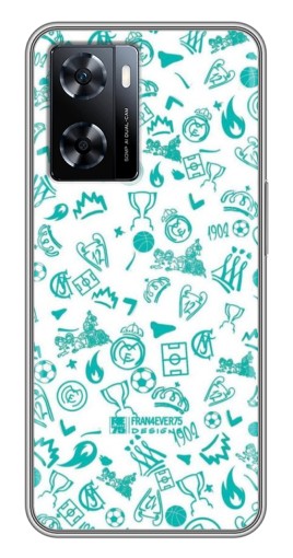 Силиконовый чехол с изображением "Атрибутика Real Madrid" для OnePlus Nord N20 SE