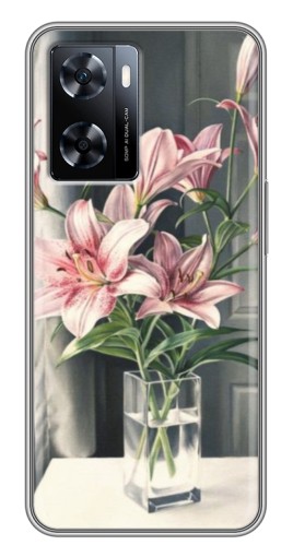 Силиконовый чехол с изображением "Букет лилии" для OnePlus Nord N20 SE