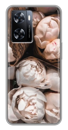 Чехол с картинкой "Букет пионов" для OnePlus Nord N20 SE