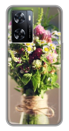 Чехол с картинкой "Букет полевых цветов" для OnePlus Nord N20 SE