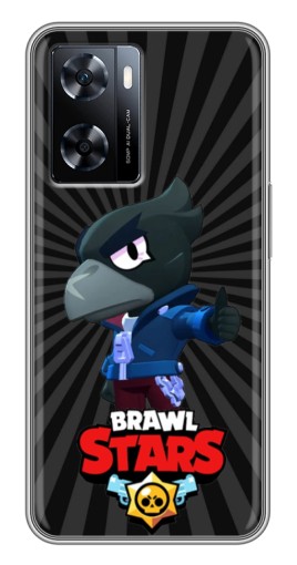 Силиконовый чехол с изображением "Crow Brawl Stars" для OnePlus Nord N20 SE