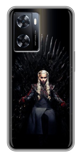Силиконовый чехол с изображением "Дейнерис на троне" для OnePlus Nord N20 SE