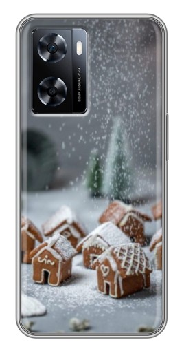 Чехол с картинкой "Домики из пряников" для OnePlus Nord N20 SE