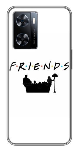 Чехол с картинкой "Друзья на диване" для OnePlus Nord N20 SE
