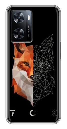 Силиконовый чехол с изображением "Fox" для OnePlus Nord N20 SE