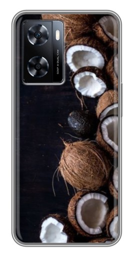Чехол с печатью "Кокосы на черном" для OnePlus Nord N20 SE