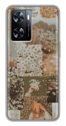 Чехол с картинкой "Коллаж ромашек " для OnePlus Nord N20 SE