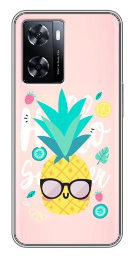 Силиконовый чехол с изображением "Летний ананас" для OnePlus Nord N20 SE