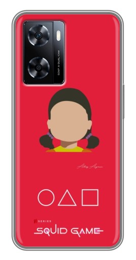 Чехол с печатью "Лицо куклы" для OnePlus Nord N20 SE