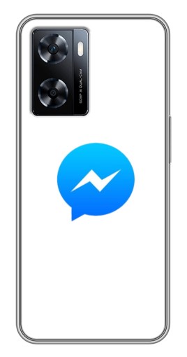 Чехол с картинкой "messenger logo" для OnePlus Nord N20 SE