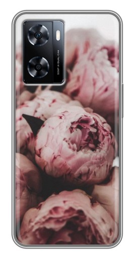Чехол с принтом "Нежные пионы" для OnePlus Nord N20 SE