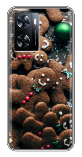 Чехол с принтом "Новогодние человечки" для OnePlus Nord N20 SE