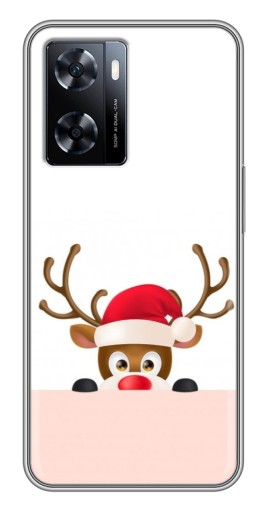 Силиконовый чехол с изображением "Олень в шапке" для OnePlus Nord N20 SE
