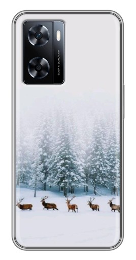 Чехол с принтом "Олени в лесу" для OnePlus Nord N20 SE