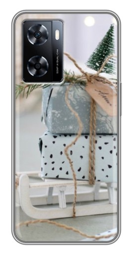 Чехол с печатью "Подарки на санках" для OnePlus Nord N20 SE