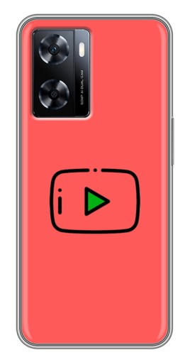 Чехол с картинкой "Рисованная кнопка" для OnePlus Nord N20 SE