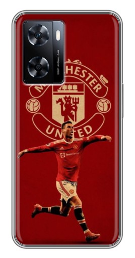 Силиконовый чехол с изображением "Ronaldo в МЮ" для OnePlus Nord N20 SE