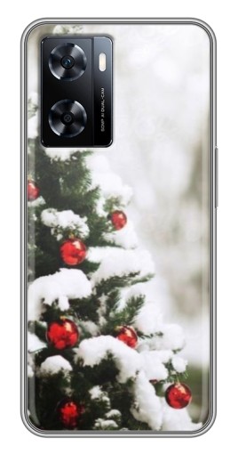 Чехол с печатью "Рождественская елка" для OnePlus Nord N20 SE