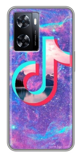 Силиконовый чехол с изображением "ТикТок мраморный" для OnePlus Nord N20 SE