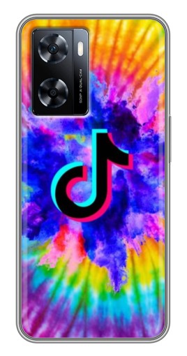 Чехол с принтом "TikTok в красках" для OnePlus Nord N20 SE