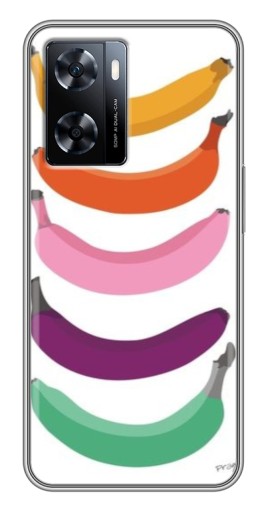 Чехол с принтом "Цветные бананы" для OnePlus Nord N20 SE