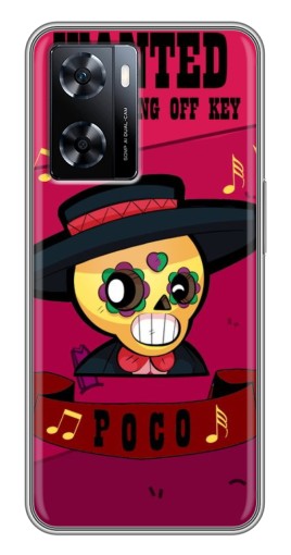 Чехол с печатью "WANTED POCO" для OnePlus Nord N20 SE