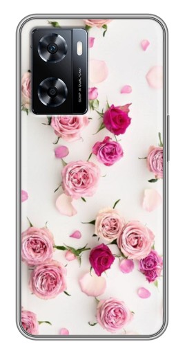 Чехол с печатью "Яркие розы" для OnePlus Nord N20 SE