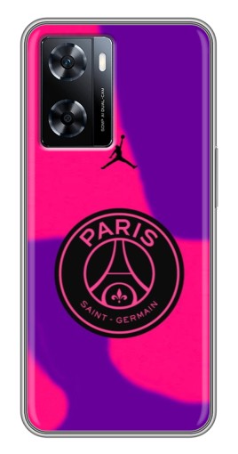 Чехол с печатью "Яркий лого PSG" для OnePlus Nord N20 SE