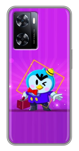 Чехол с картинкой "Яркий пингвин" для OnePlus Nord N20 SE