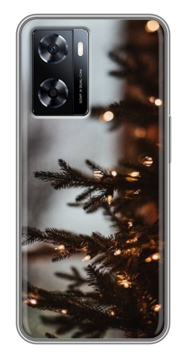 Силиконовый чехол с изображением "Елка с гирляндой" для OnePlus Nord N20 SE