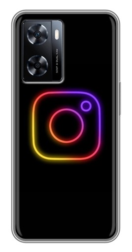 Силиконовый чехол с изображением "Значок Инсты" для OnePlus Nord N20 SE