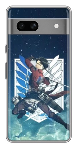Силиконовый чехол с изображением "Аккерман Леви" для Google Pixel 7A