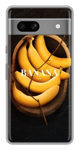 Силиконовый чехол с изображением "Banana" для Google Pixel 7A