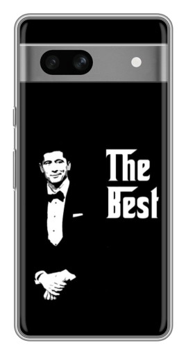 Чехол с печатью "Best Футболист" для Google Pixel 7A