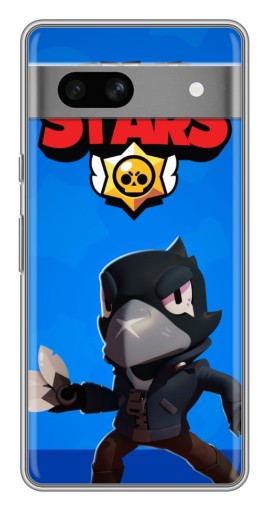 Чехол с картинкой "Боевой Crow" для Google Pixel 7A