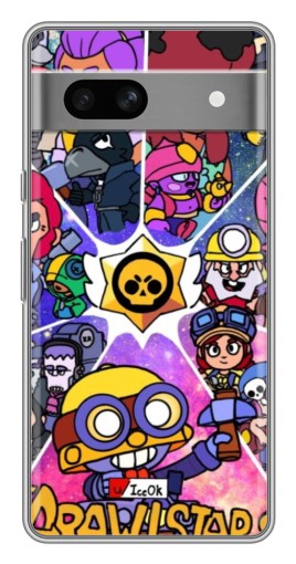 Силиконовый чехол с изображением "Brawl заставка" для Google Pixel 7A
