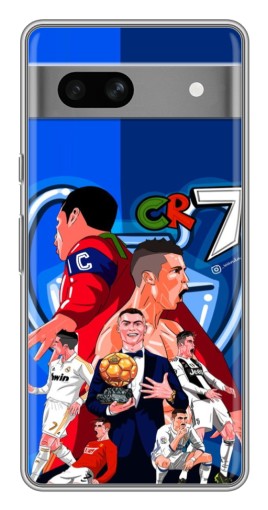 Чехол с картинкой "CR7" для Google Pixel 7A