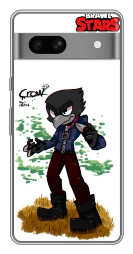 Чехол с печатью "Crow" для Google Pixel 7A
