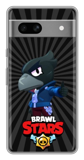 Чехол с картинкой "Crow Brawl Stars" для Google Pixel 7A