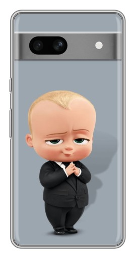 Чехол с картинкой "Деловой ребенок" для Google Pixel 7A