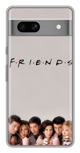 Чехол с принтом "Друзья первый сезон" для Google Pixel 7A