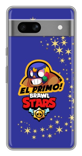 Чехол с принтом "El Primo в маске" для Google Pixel 7A