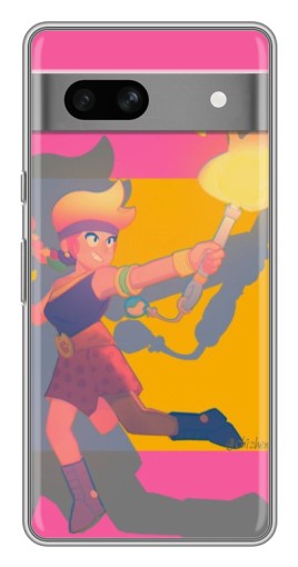 Чехол с принтом "Эмбер бравл старс" для Google Pixel 7A
