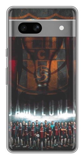 Силиконовый чехол с изображением "FCB Campeones" для Google Pixel 7A