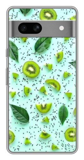 Чехол с картинкой "Фон киви" для Google Pixel 7A