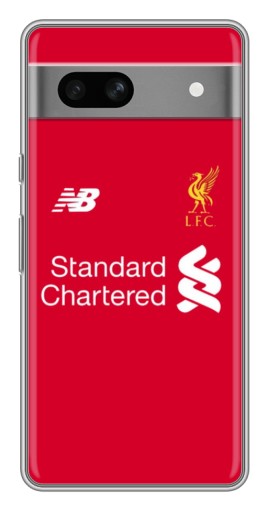 Силиконовый чехол с изображением "Форма Liverpool" для Google Pixel 7A