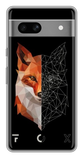 Чехол с печатью "Fox" для Google Pixel 7A