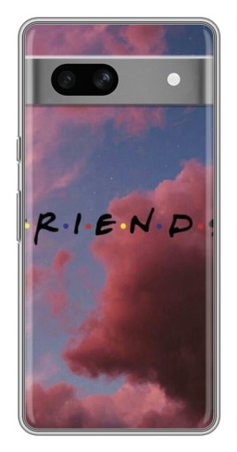 Чехол с картинкой "Friends" для Google Pixel 7A