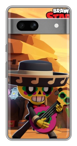 Чехол с печатью "Гитарист Poco" для Google Pixel 7A