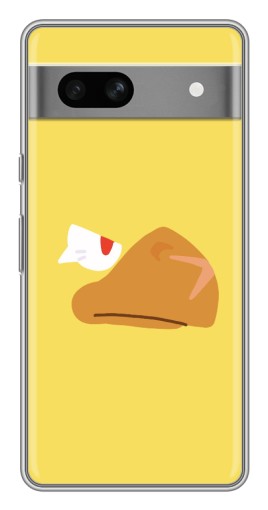 Силиконовый чехол с изображением "Gold Crow" для Google Pixel 7A